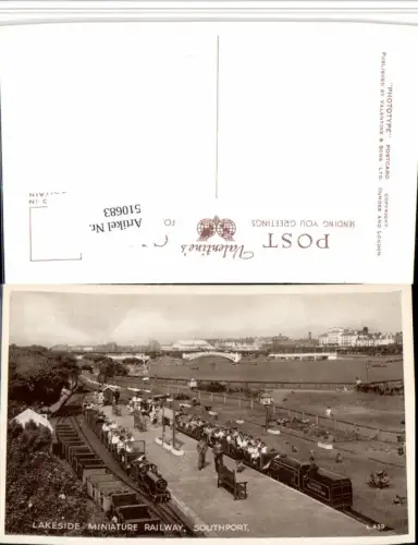 510683,England Southport Lakeside Miniature Railway Zug