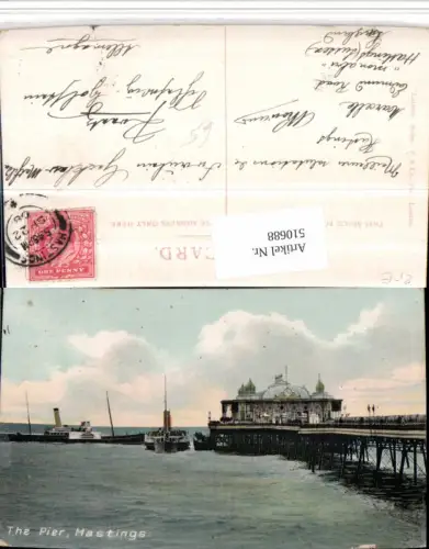 510688,England Hastings Pier Seebrücke Dampfer
