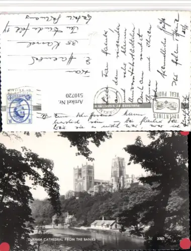 510720,England Durham Cathedral from the Banks Kirche