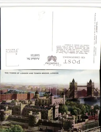 510721,England London Tower of London and Tower Bridge Burg Brücke