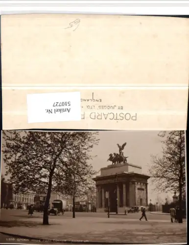 510727,England London Hyde Park Corner Tor Bus