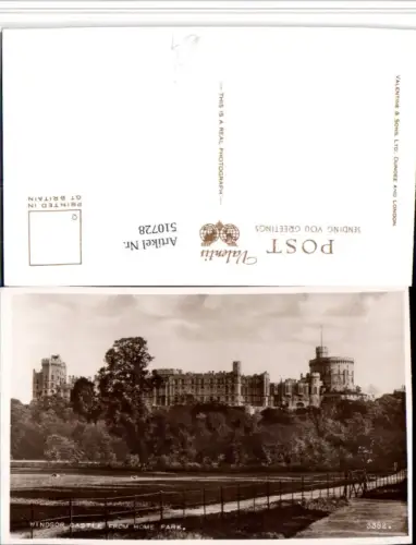 510728,England Windsor Castle from Home Park Schloss