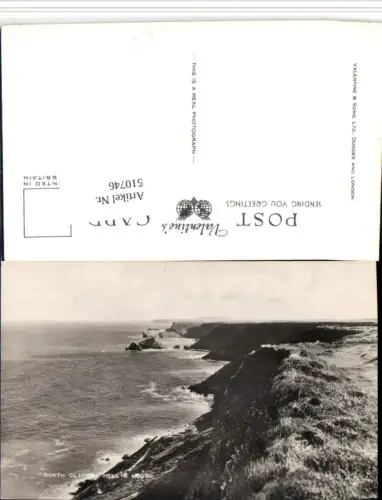 510746,England North Cliffs Hells Mouth Küste Klippe