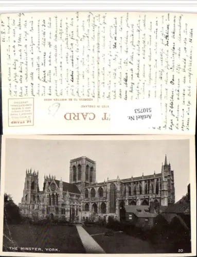 510753,England York Minster Kirche