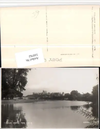 510762,England Windsor Castle Schloss Fluss