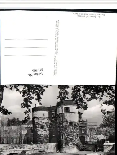 510766,England London Tower Byward Tower from the West Burg