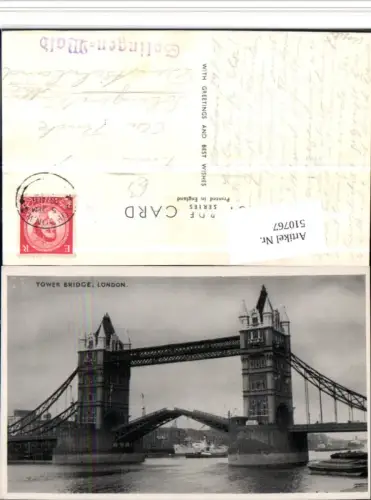 510767,England London Tower Bridge Brücke Zugbrücke