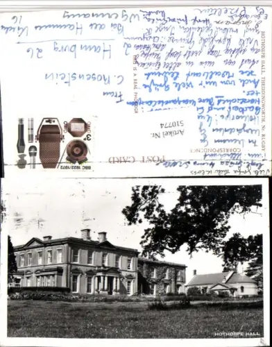 510774,England Hothorpe Hall Gebäude