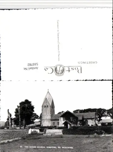 510782,England Worthing Sompting Saxon Church Kirche