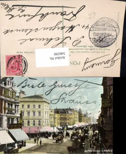 546290,England London Oxford Street Oxford Circus