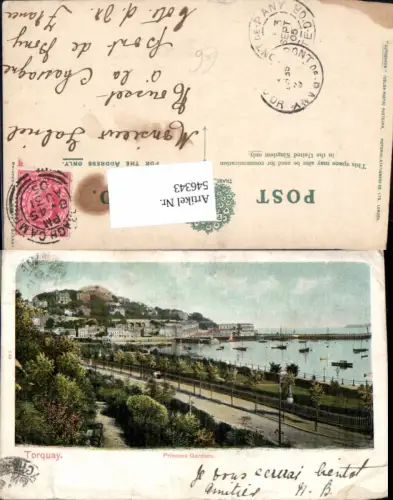 546343,England Torquay Devon Hafen