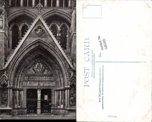546395,England London Westminster Abbey North Porch