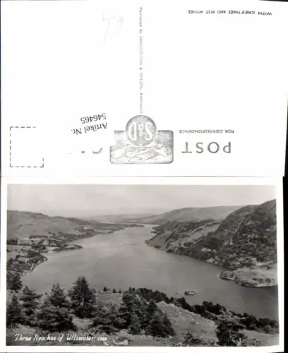 546465,England Three Reaches of Ullswater Lake District Cumbria Howtown