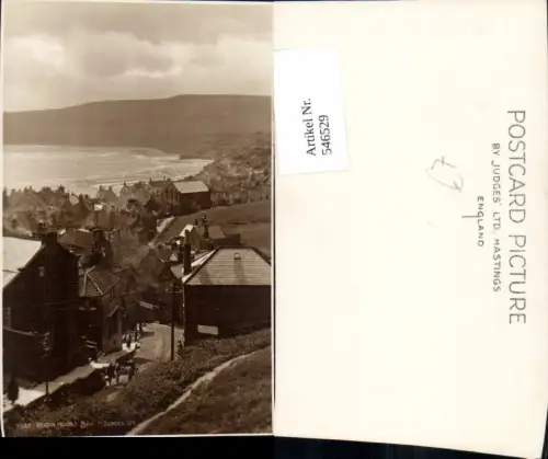 546529,England Robin Hoods Bay near Whitby Teilansicht