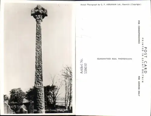 559030,England Cosforth Cross Weste Side Kreuz