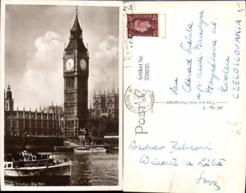 559035,England London Big Ben Uhr Uhrturm Schiff Dampfer
