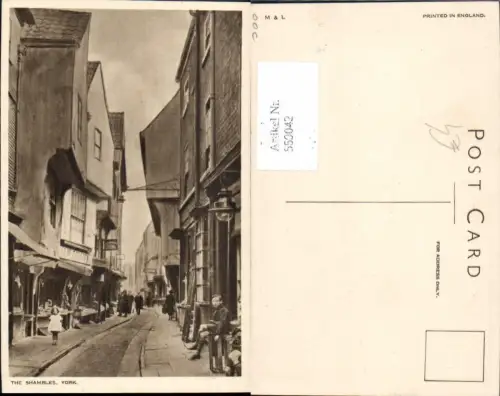 559042,England York The Shambles Gasse Straße