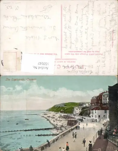 559047,England Cromer The Esplanade Promenade