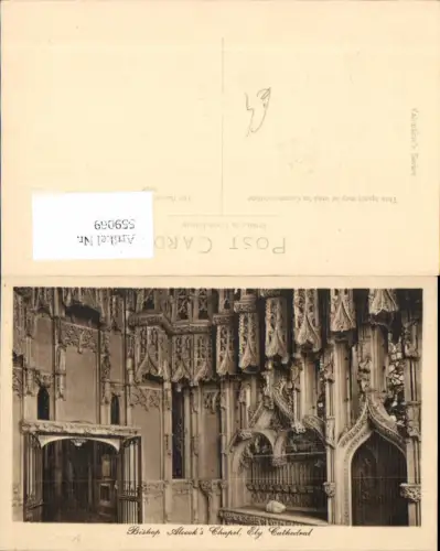 559069,England Ely Cathedral Bishop Alcocks Chapel