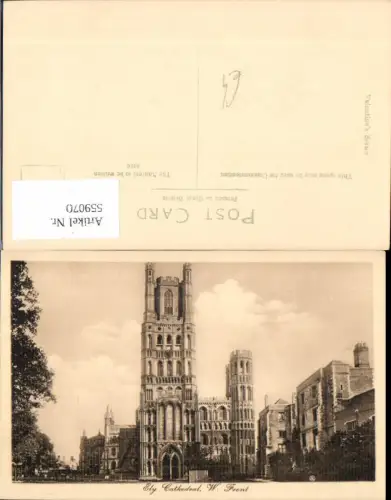 559070,England Ely Cathedral West Front