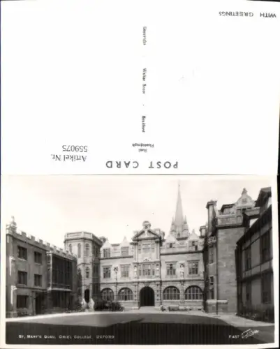 559075,England Oxford St Marys Quad Oriel College