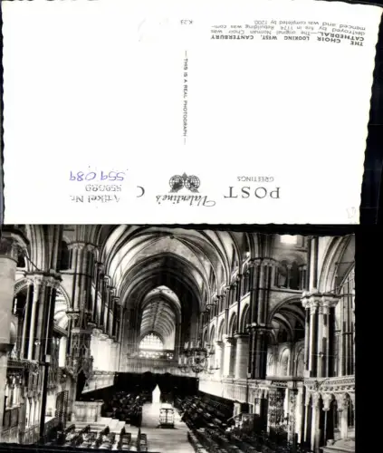 559089,England Canterbury Cathedral The Choir looking west