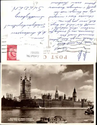 559107,England London Houses of Parliament from the Thames Schiff Dampfer