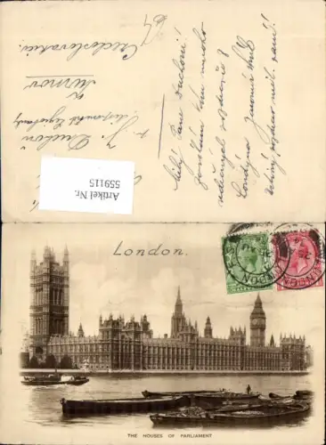 559115,England London The Houses of Parliament Boote