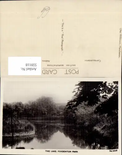 559118,England Foxdenton Park The Lake Chadderton Greater Manchester