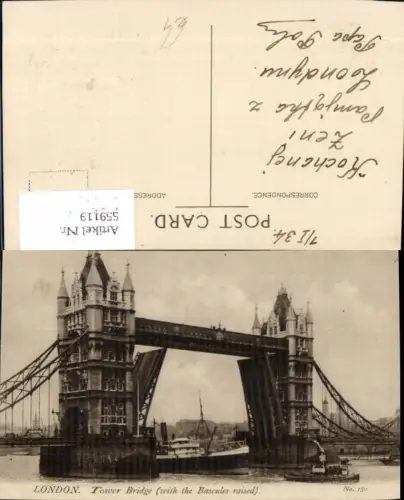 559119,England London Tower Bridge Zugbrücke Brücke Schiff Dampfer