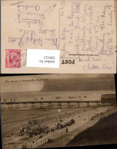 559123,England Saltburn The Beach Huntcliff Saltburn-by-the-Sea