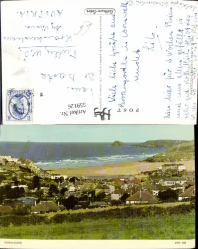 559126,England Perranporth Küste Cornwall