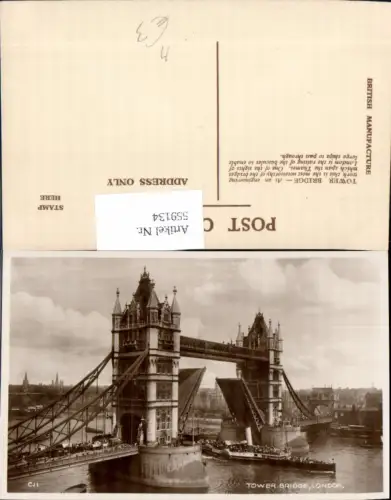 559134,England London Tower Bridge Zugbrücke Brücke Schiff Dampfer