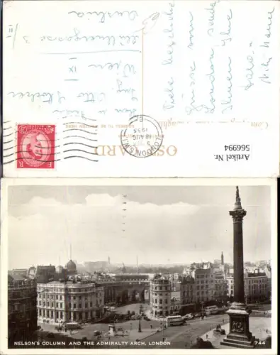 566994,England London Nelsons Column and the Admiralty Obelisk