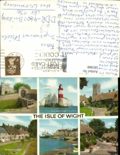 585988,The Isle of Wight The Needles Leuchtturm Godshill England