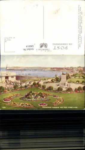 586014,Promenade Gardens and Pier Morecambe England