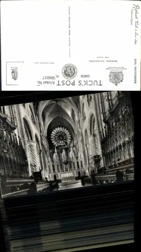 586017,Foto Ak Durham Cathedral Kathedrale Innen The Choir England