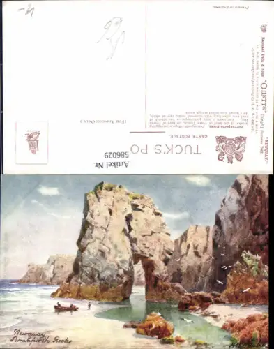 586029,Künstler Ak H. B. Wimbush Newquay Perranporth Rocks Küste England pub Raphael Tuck Sons 7462