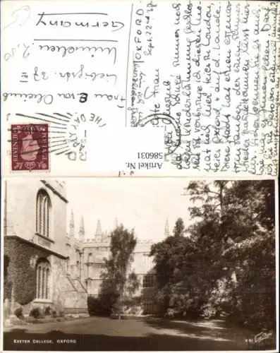 586031,Exeter College Oxford Universität England