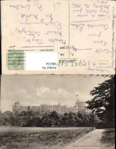 596154,Windsor Castle from the Park Schloss United Kingdom