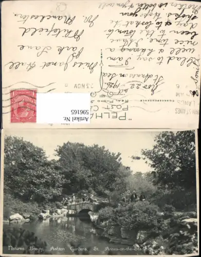 596165,Natures Beauty Ashton Gardens St Annes-on-the-Sea Brücke United Kingdom