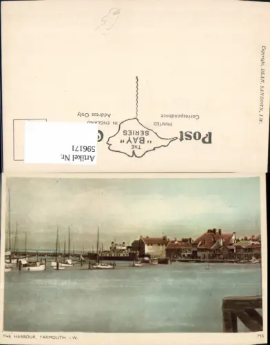 596171,The Harbour Yarmouth Hafen Segelboote United Kingdom