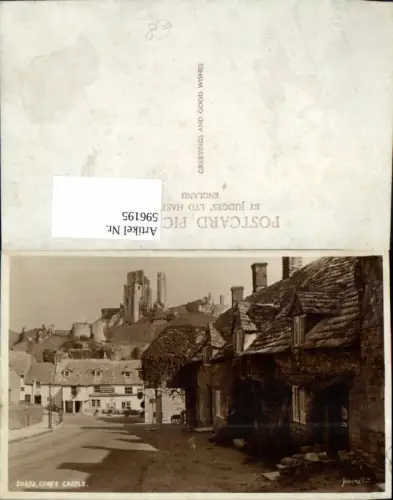 596195,Corfe Castle Schloss United Kingdom