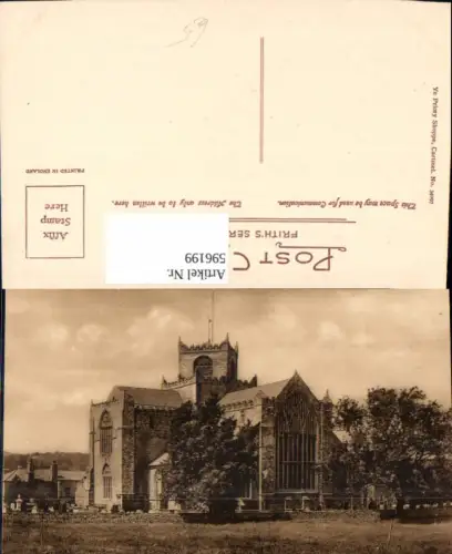 596199,Cartmel Priory Church Kirche S.E. United Kingdom