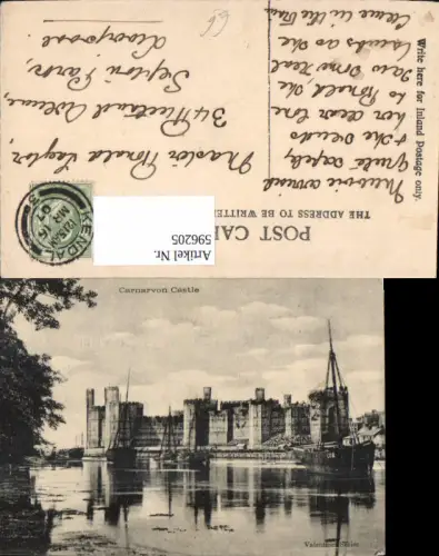 596205,Carnarvon Castle Schloss United Kingdom