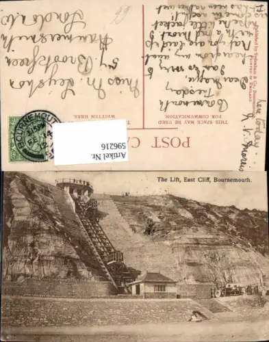 596216,The Lift East Cliff Bournemouth Küste Lift Aufzug United Kingdom