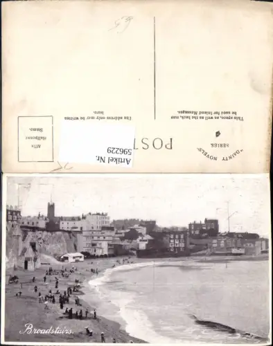 596229,Broadstairs Küste Strand Strandleben United Kingdom