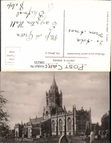 596235,Tong Church Kirche Friedhof United Kingdom