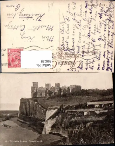 596259,Kingsgate Castle Broadstairs Küste Schloss United Kingdom