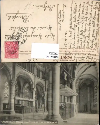 596263,Canterbury Cathedral Tomb of the Black Prince Innen Kathedrale Gruft United Kingdom